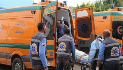 مصرع وإصابة 9 أشخاص في حادث تصادم مروع بكفر الشيخ