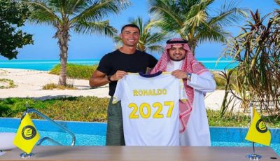 منتجع فاخر.. أين أُعلن تجديد عقد كريستيانو رونالدو مع النصر؟ (فيديو)