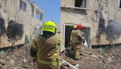 إصابة مباشرة.. مسيّرة إيرانية تضرب مبنى في شمال إسرائيل