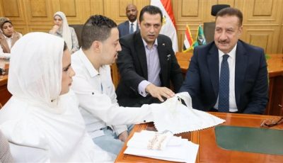 في لفتة إنسانية.. محافظ المنوفية “وكيلًا” لعروس يتيمة من مؤسسة تربية البنات بشبين الكوم