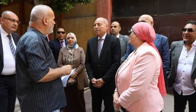 محافظ ومدير «تعليم القاهرة» يتفقدان عددا من لجان«الثانوية العامة» ولجنة معهد الأورام
