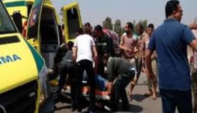 بينهم “صغار”.. وفاة 14 شخصا بحادث تصادم في المنوفية