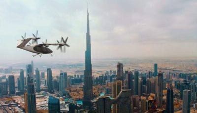 دبي تطلق أول رحلة تجريبية للتاكسي الطائر “جوبي”