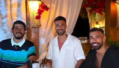 صور جديدة .. صلاح وحجازي وعبدالله السعيد يستمتعون بالإجازة فى الساحل الشمالي