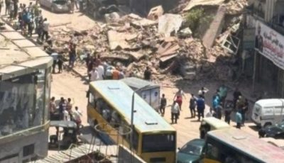 انهيار مفاجئ لعقار في شارع الترعة بشبرا.. والمعاينة الأولية تكشف السبب