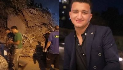 استخراج جثمان طالب ثانوية عامة من تحت أنقاض عقار السيدة زينب المنهار