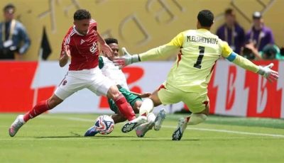 توقف مباراة الأهلي وبالميراس بعد تقدم راقصى السامبا