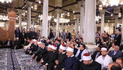 محافظ القاهرة يشهد احتفال العام الهجري الجديد بمسجد الإمام الحسين