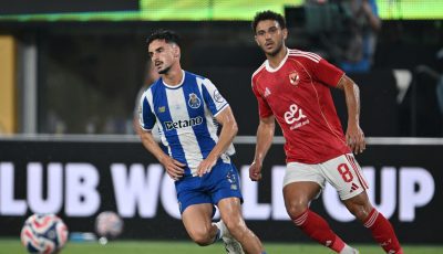 الآم العضلة الخلفيه وراء خروج حمدي فتحي من مباراة الاهلي وبورتو