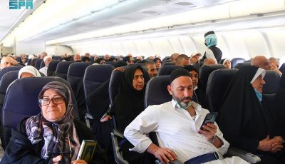 تسيير 402 رحلة حج من مطار المدينة المنورة لنقل الحجاج إلى بلدانهم