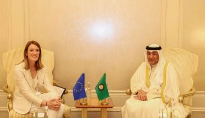 الأمين العام لمجلس التعاون يبحث مع رئيسة البرلمان الأوروبي آخر المستجدات في المنطقة