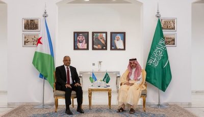 وزير الخارجية يستقبل نظيره الجيبوتي ويرأسان اجتماع لجنة المشاورات السياسية بين البلدين