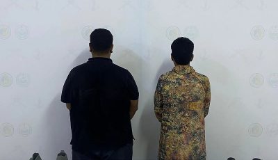 حرس الحدود في تبوك يضبط مواطنين مخالفين للائحة الأمن والسلامة لمزاولي الأنشطة البحرية 