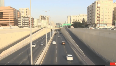 سلاسة الحركة المرورية على طريق الملك عبد الله في جدة
