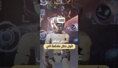 عرض مذهل لأول بطل ملاكمة آلي