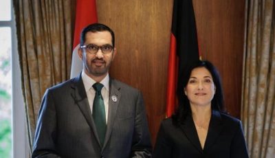 سلطان الجابر يبحث مع وزيرة الاقتصاد الألمانية الفرص الاستثمارية المشتركة
