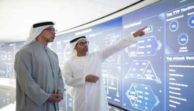 منصور بن زايد يطلع على مبادرات مجلس الأمن السيبراني لحكومة الإمارات