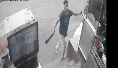 رعب داخل مطعم”.. الأمن يفحص فيديو “بلطجي فيصل