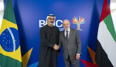 ولي عهد أبوظبي والرئيس البرازيلي يبحثان تعزيز العلاقات الثنائية