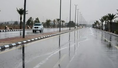 المركز الوطني للأرصاد ينبه من أمطار متوسطة على منطقة جازان