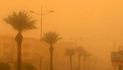 رياح شديدة بحائل وأمطار على نجران