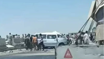 بعد أيام من حادث الطريق الإقليمي في مصر.. «طريق الموت» يودي بحياة 9 أشخاص وإصابة 11 آخرين