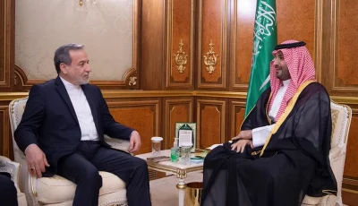 ولي العهد يلتقي وزير الخارجية الإيراني