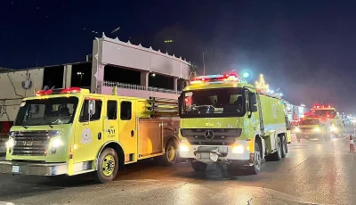الدفاع المدني بحفر الباطن يخمد حريقًا محدودًا ولا إصابات