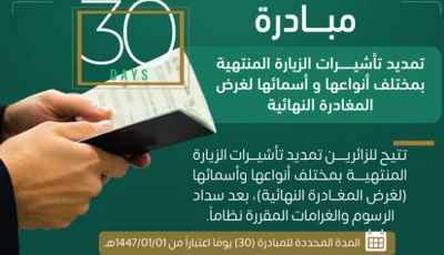 الجوازات تكشف خطوات الاستفادة من مبادرة تمديد تأشيرات الزيارة المنتهية
